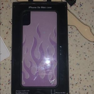 Wildflower Lavender Flames XS Max Phone case